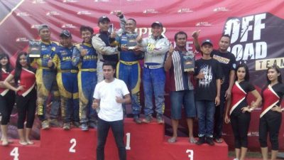 alena Gadis keluar sebagai juara Nasional pada Kejuaraan Nasional (Kejurnas) Adventure Off Road Team 2016.  (ist)  