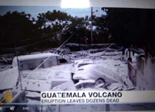 Gunung Api Fuego, di Guatemala. (Foto: All Jazeera)