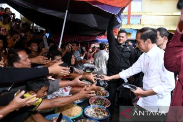 Presiden Jokowi di Bengkulu.