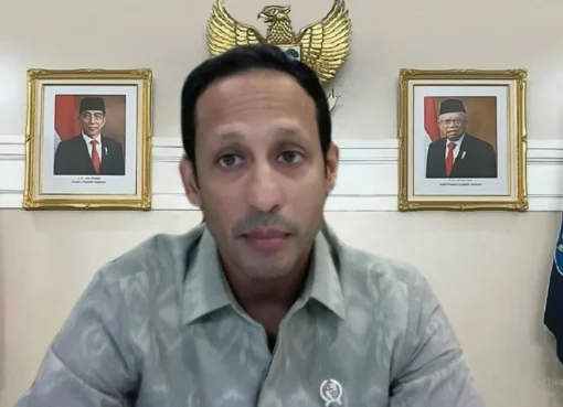 Menteri Pendidikan, Kebudayaan, Riset, dan Teknologi, Nadiem Anwar Makarim.