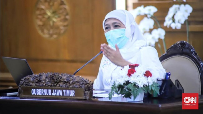 Gubernur Jawa Timur Khofifah Indar Parawansa.