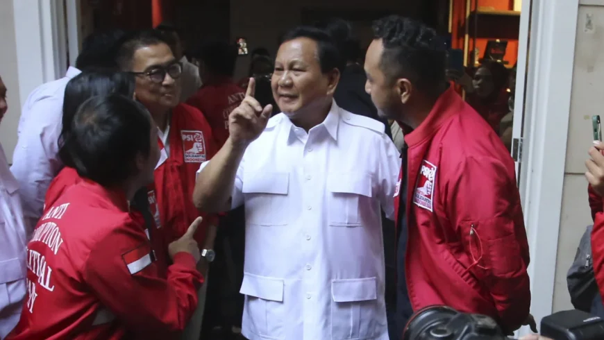 Pertemuan Ketum Gerindra Prabowo Subianto dan PSI.