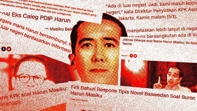 Mantan caleg PDIP yang kini menjadi buronan KPK, Harun Masiku hingga kini belum ditangkap sejak masuk daftar pencarian orang (DPO) tiga tahun lalu.