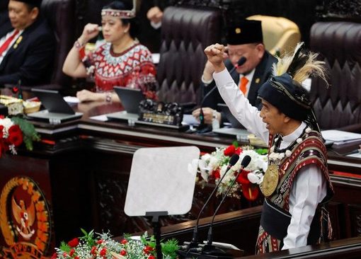 Presiden Jokowi singgung Pilpres 2024 saat pidato di sidang tahunan MPR 2023.