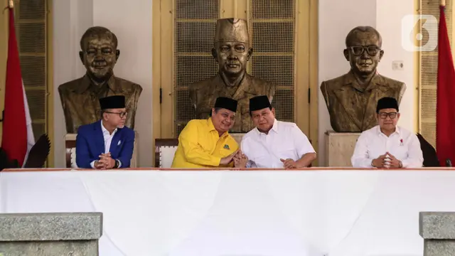 Partai Amanat Nasional (PAN), Partai Golongan Karya (Golkar) dan Partai Kebangkitan Bangsa (PKB) resmi memberikan dukungannya terhadap bakal calon presiden (Bacapres) Prabowo Subianto.