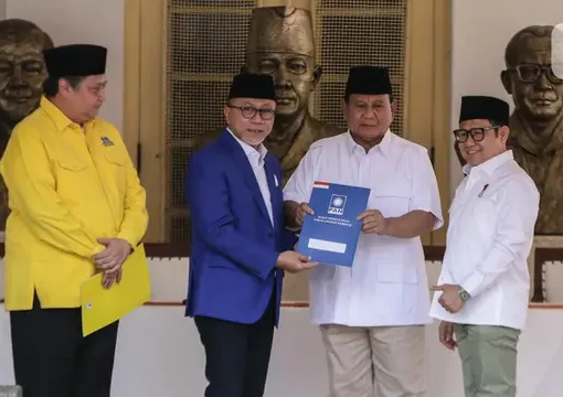 Ketum Golkar, Ketum PAN, Ketum Gerindra dan Ketum PKB.