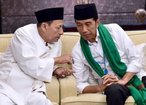 Presiden Jokowi dan Habib Lutfi.