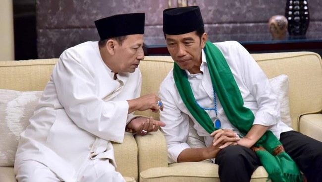 Presiden Jokowi dan Habib Lutfi.