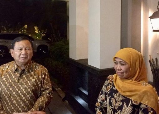 Prabowo dan Khofifah.