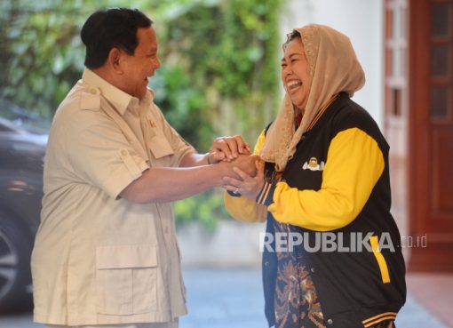 Menhan Prabowo dan Yenny Wahid.