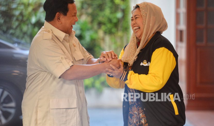 Menhan Prabowo dan Yenny Wahid.