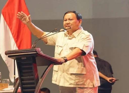 Bacapres Prabowo Subianto.