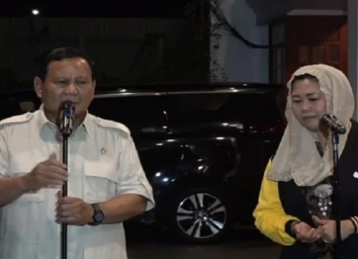 Prabowo Subianto dan Yenny Wahid.