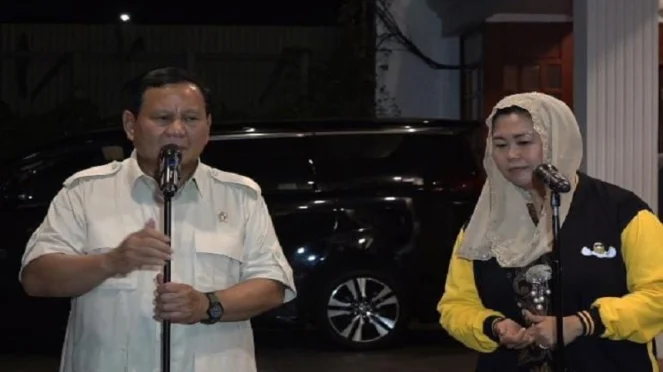 Prabowo Subianto dan Yenny Wahid.