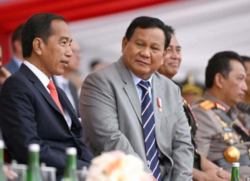 Presiden Jokowi dan Menhan RI Prabowo Subianto.