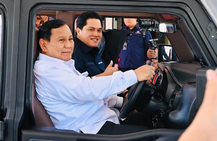 Prabowo dan Erick.