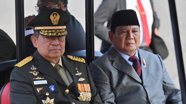 SBY dan Prabowo si HUT TNI.