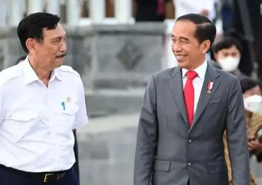 Jokowi dan Luhut.