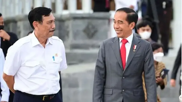 Jokowi dan Luhut.