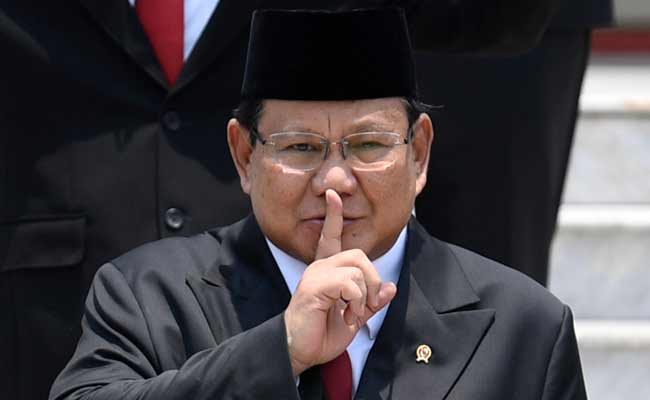 Menhan Prabowo.