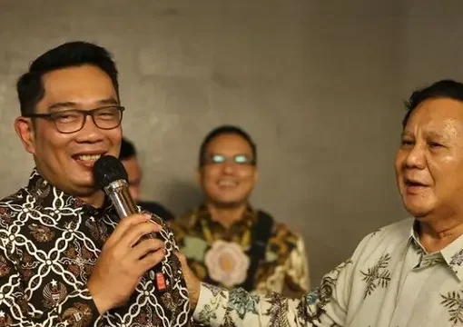 Prabowo dan Ridwan Kamil.