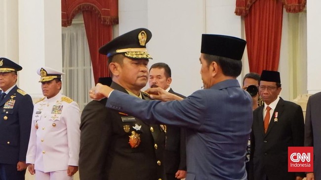 Maruli Simanjuntak resmi dilantik jadi Kepala Staf Angkatan Darat (KSAD).