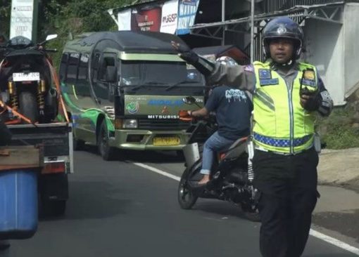 Polisi di Garut.