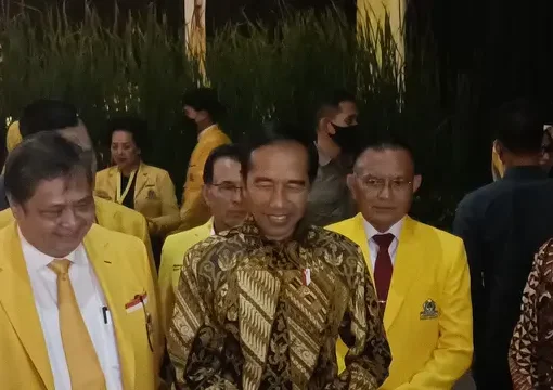 Jokowi dan Airlangga.