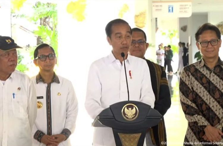 Presiden Joko Widodo di Kupang, Nusa Tenggara Timur (NTT).