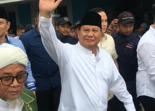 Calon presiden nomor urut 2, Prabowo Subianto.