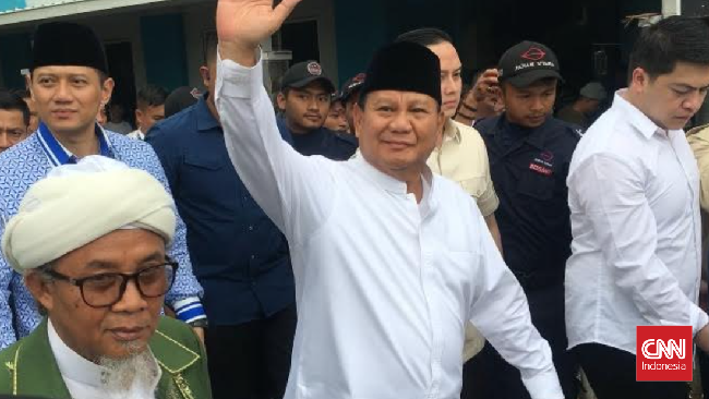 Calon presiden nomor urut 2, Prabowo Subianto.