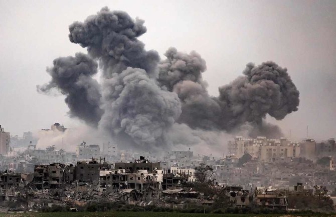 Kekejaman Israel di Gaza. (File AFP/Arab News)